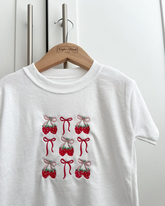Strawberry Bow T-shirt