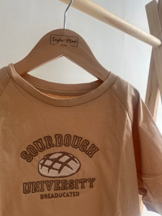 Sourdough University Embroidered T-shirt