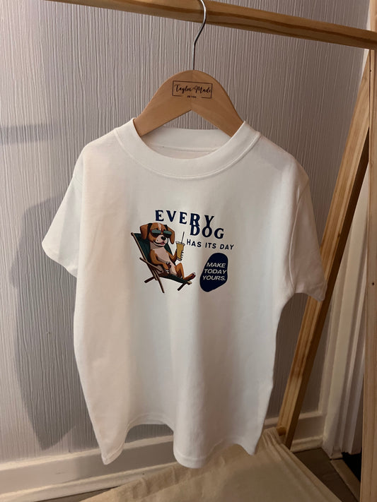 Every Dog printed t-shirt 4-5