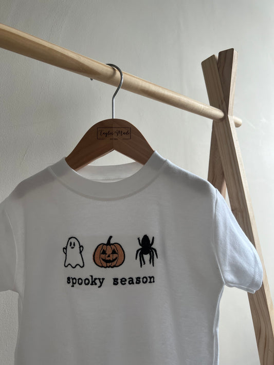 Spooky Season Embroidered T-shirt