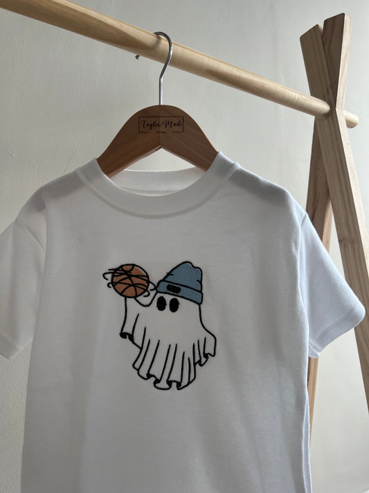 Basket Ghost Embroidered T-shirt