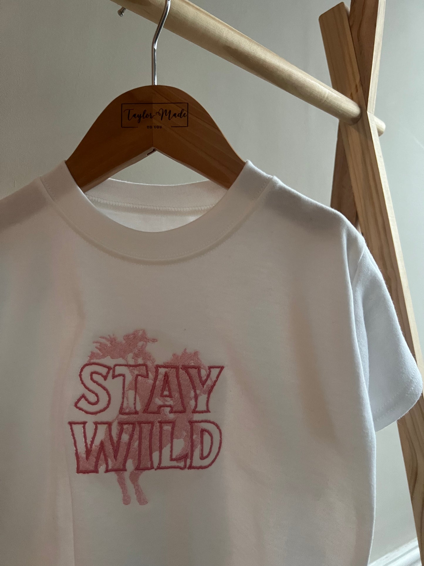 Stay Wild Embroidered T-shirt