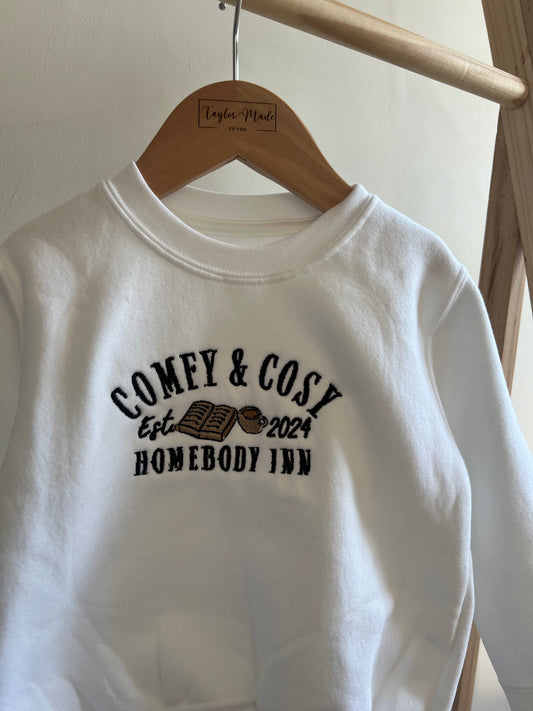 Comfy & Cosy Embroidered Sweatshirt