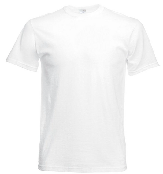 White tshirt plain childrens & adults