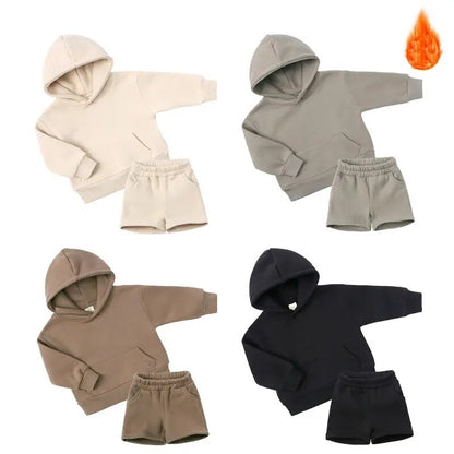 Hoodie Shorts Set