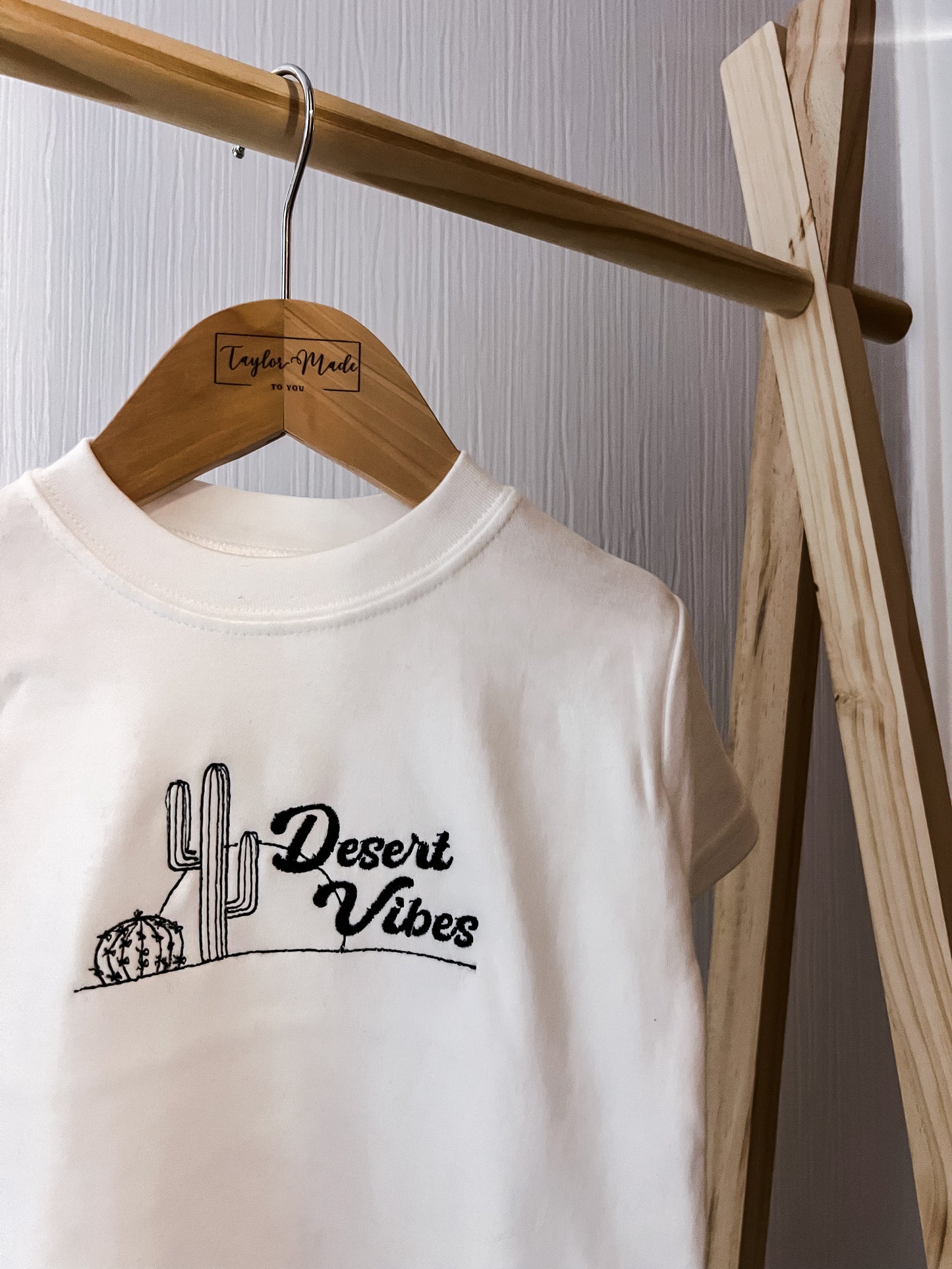 Desert Vibes Embroidered T-shirt