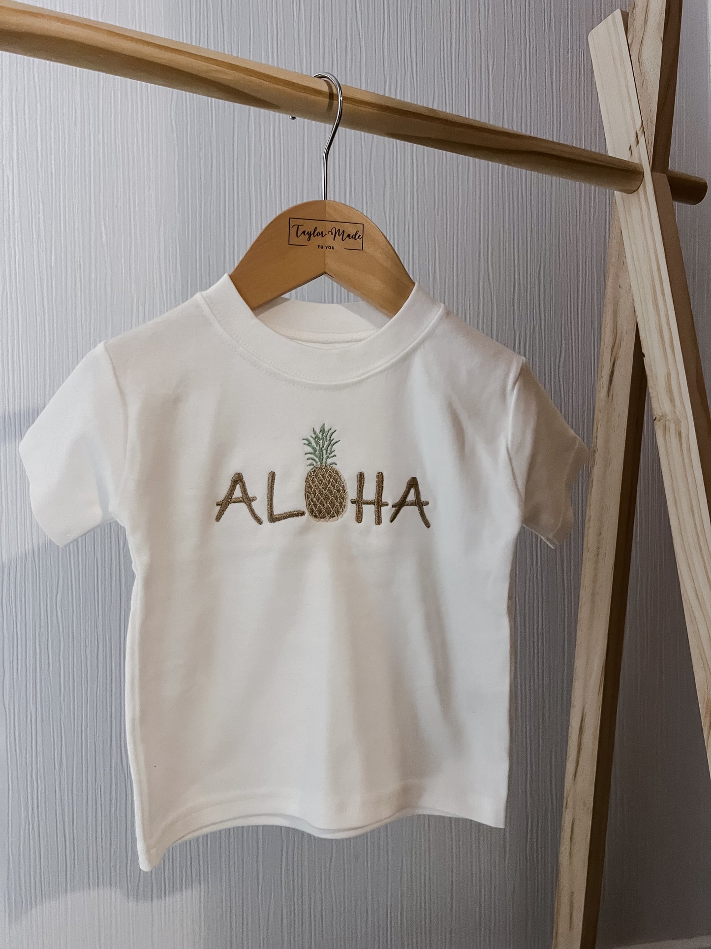 Aloha Embroidered T-shirt