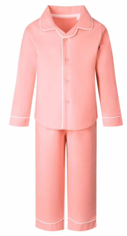 Classic Pink Embroidered Pjs